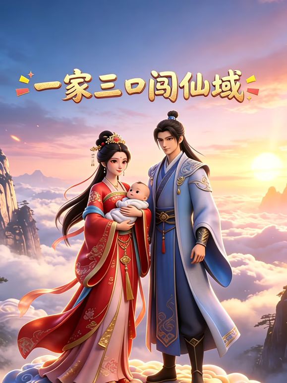 一家三口闖仙域海報(bào)